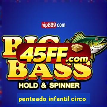 penteado infantil circo